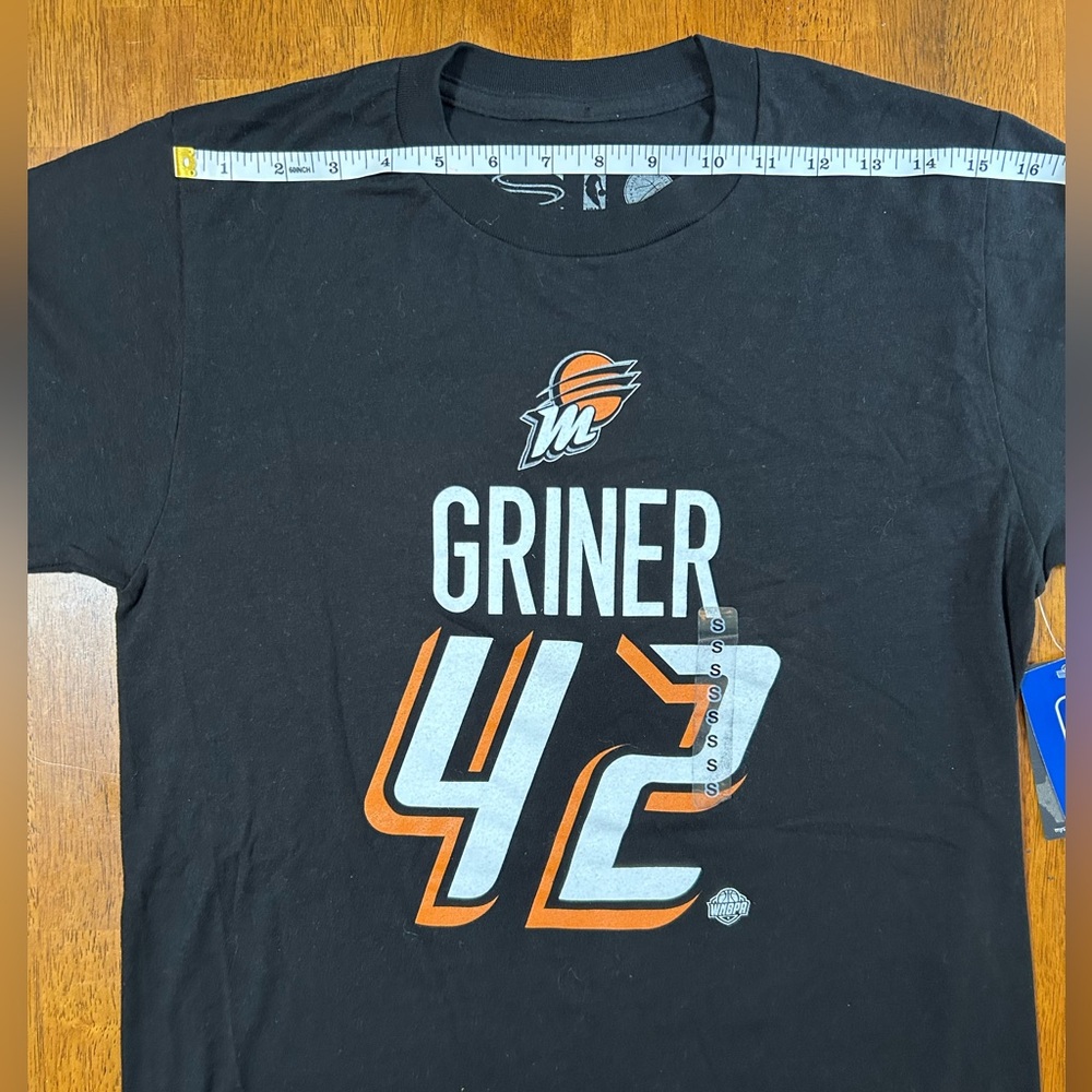 Phoenix Mercury WNBA Shirt | Brittney Griner #42 Tee | Women Small |NBA Licensed - Picture 9 of 11
